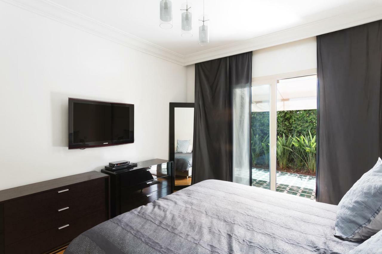 The Ruby Apartment With Private Swimming Pool - Hivernage Quarter - By Goldex Marrakech Marrákes Kültér fotó