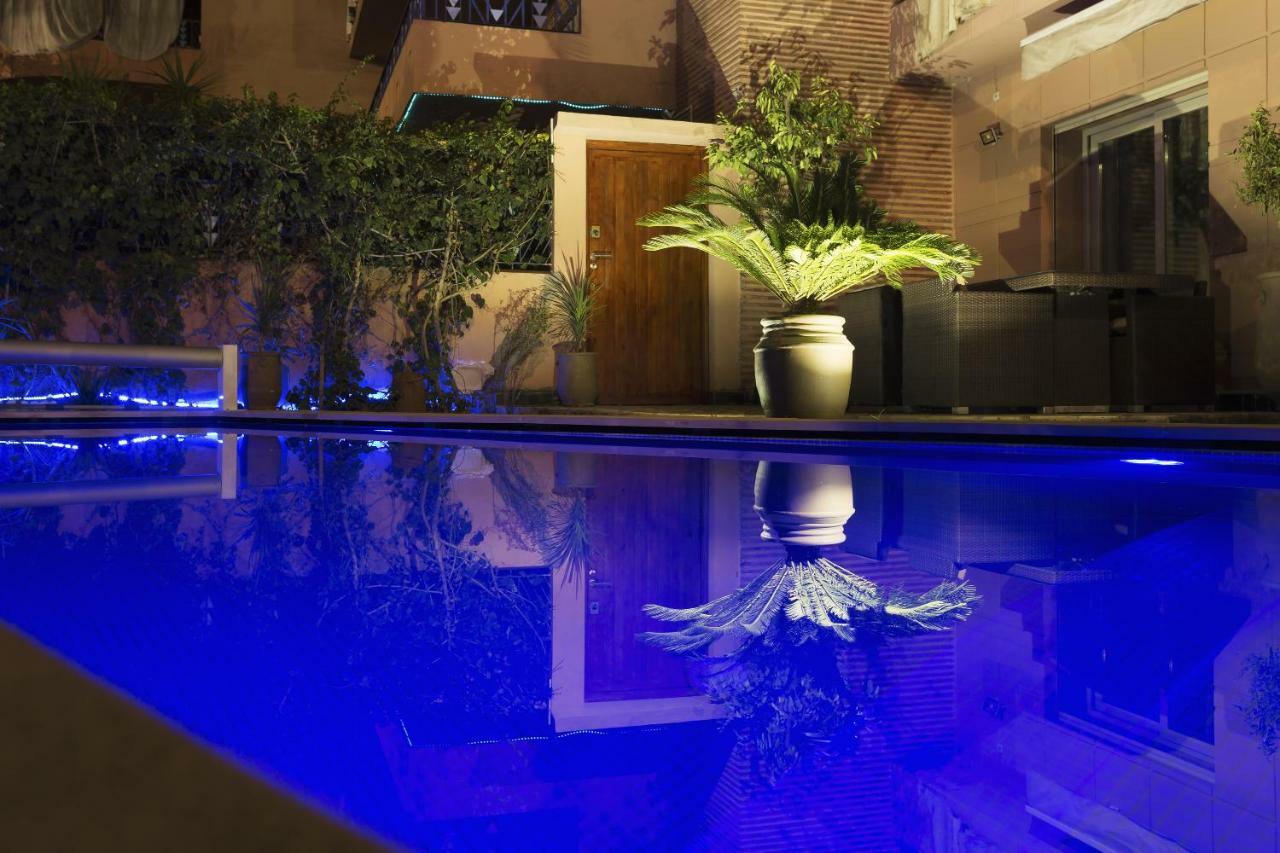 The Ruby Apartment With Private Swimming Pool - Hivernage Quarter - By Goldex Marrakech Marrákes Kültér fotó